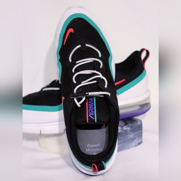 Nike Air Max Sequent 4.5 Black Kinetic Green, sz men's 9, EUC - Picture 5 of 15